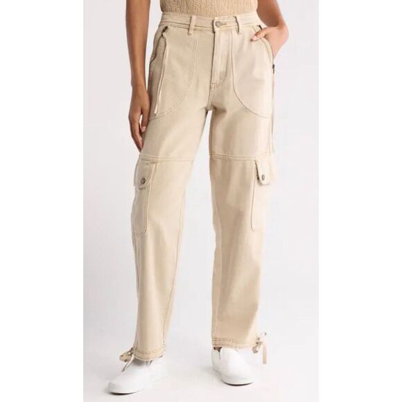 Blank NYC Pants - Blank NYC Green Twill Cargo Pants New With‎ Tags Size 25